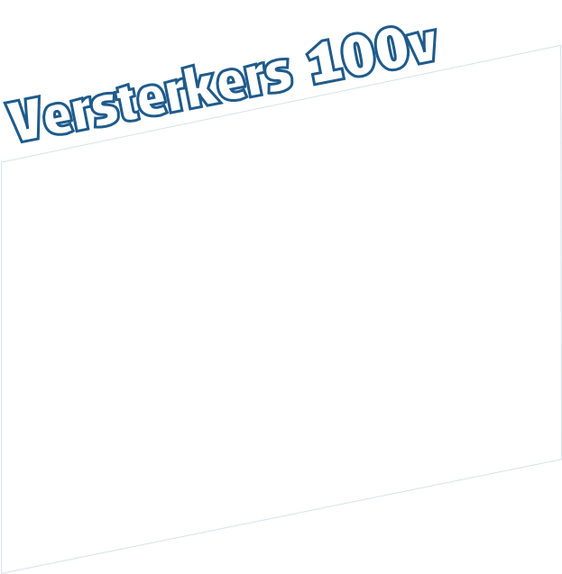 Versterkers 100v